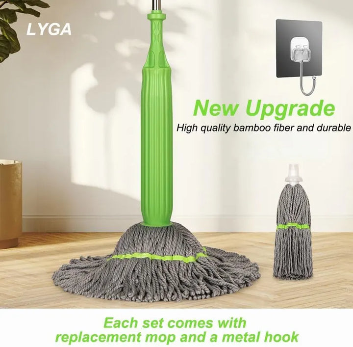2 in 1 Dehydrated Floor Cleaning Mop 360 Rotatable