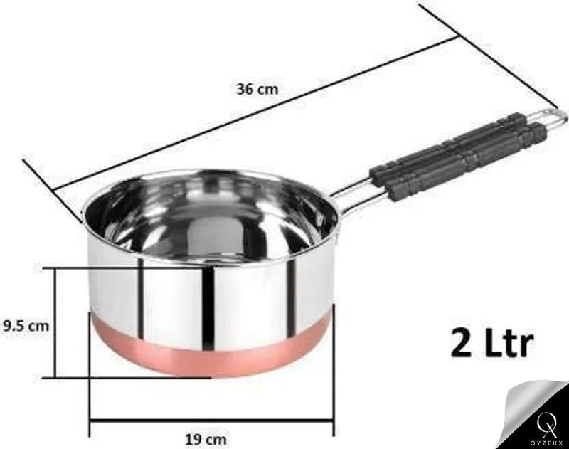 OyzekX Stainless Steel Saucepan