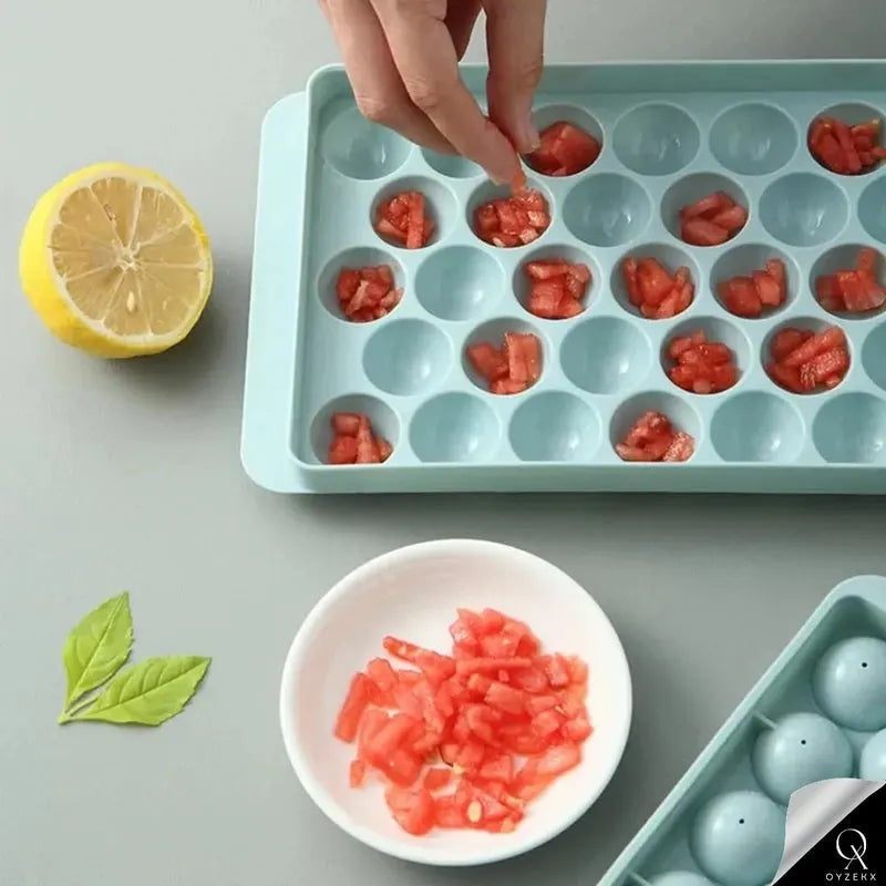 OyzekX Ice Cube Trays Silicone Ice Cube Molds