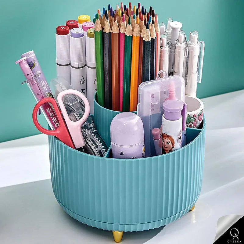OyzekX 360 Degree Rotating Pen Pencil Holder for Desk