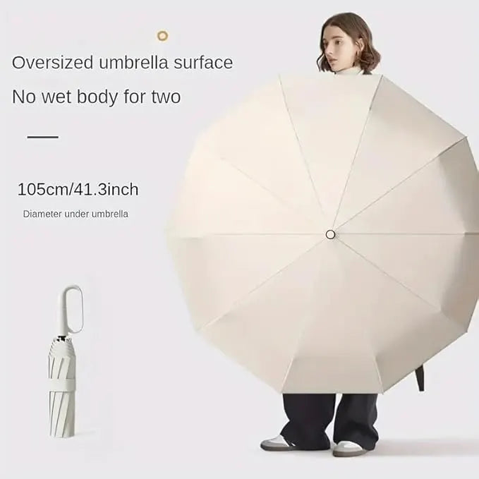 Umbrella for Men Women || Folding Umbrella With Carabiner Handle