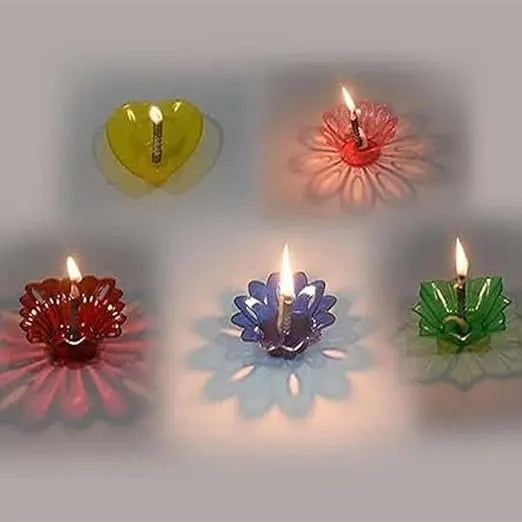 3D Reflection Diya for Diwali Decor
