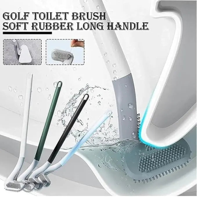 Silicon Toilet Brush with Slim