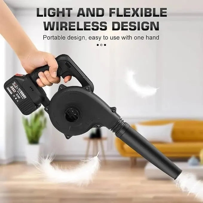Mini Blower Black | 2 in 1 Cordless Small Blower