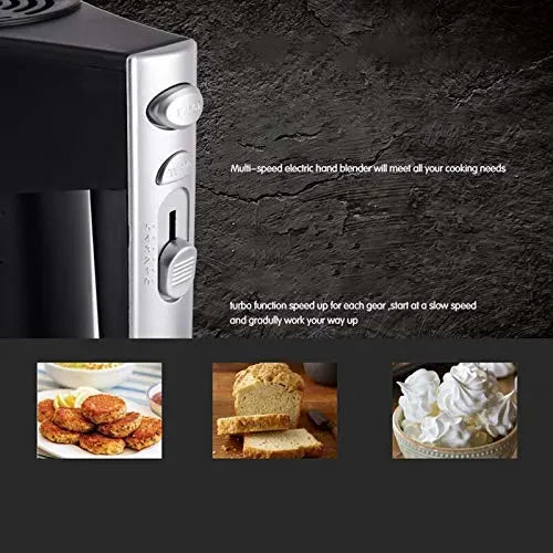 500-Watt Hand Mixer Beater Blender Electric Cream Maker for Cakes