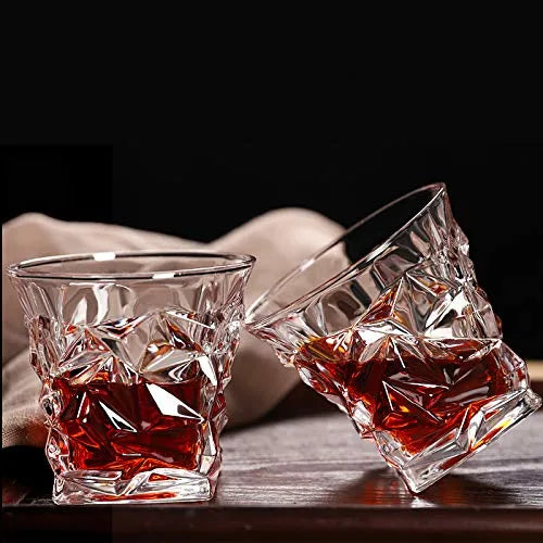 6 PCS SET Premium Crystal Whiskey Glasses