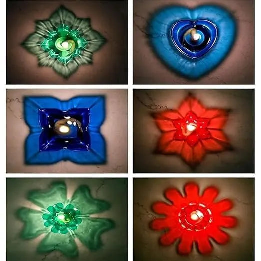 3D Reflection Diya for Diwali Decor