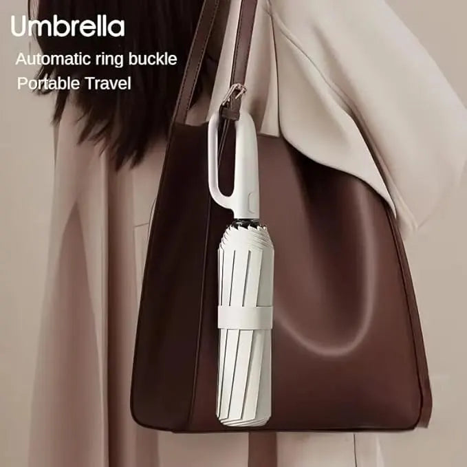 Umbrella for Men Women || Folding Umbrella With Carabiner Handle