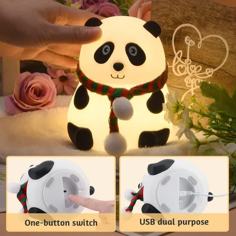 Panda Night Lamp Silicone