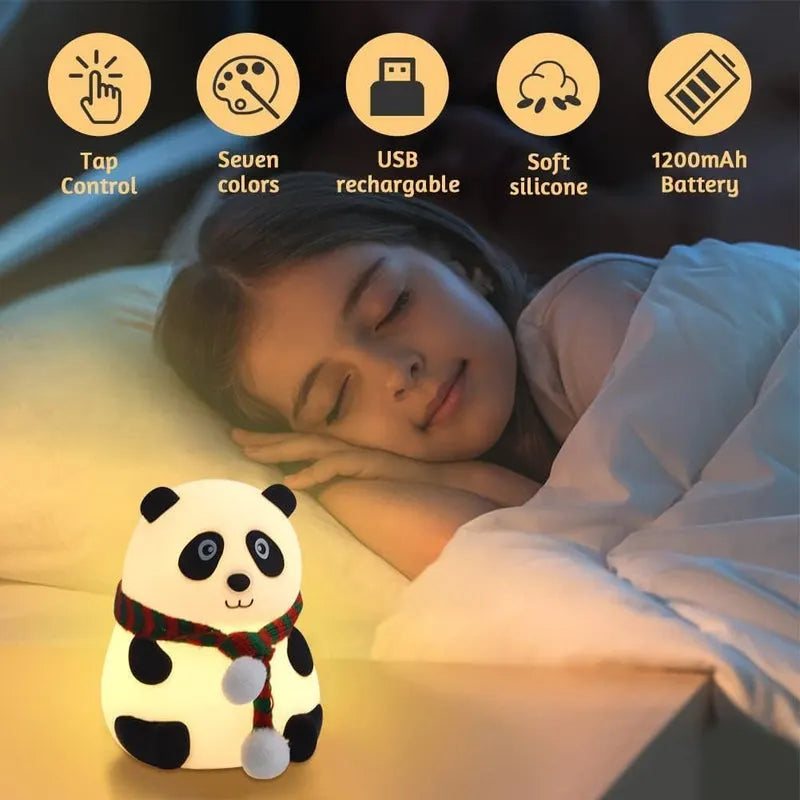 Panda Night Lamp Silicone