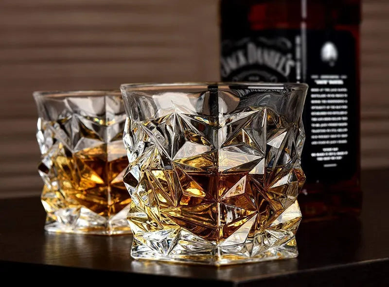 6 PCS SET Premium Crystal Whiskey Glasses