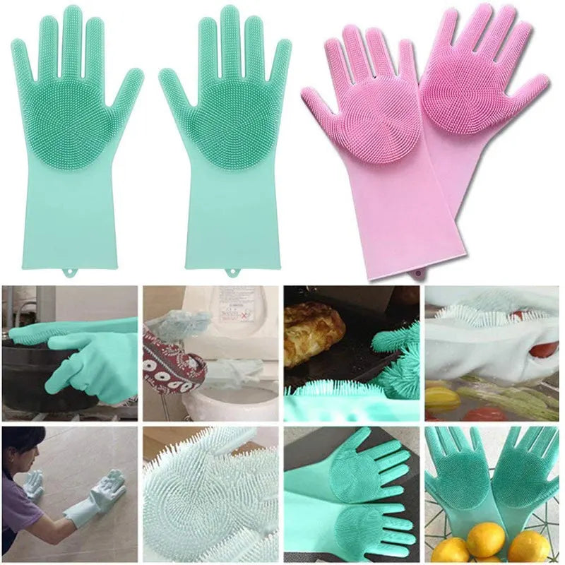 Gloves Magic Silicone Dish Washing Gloves