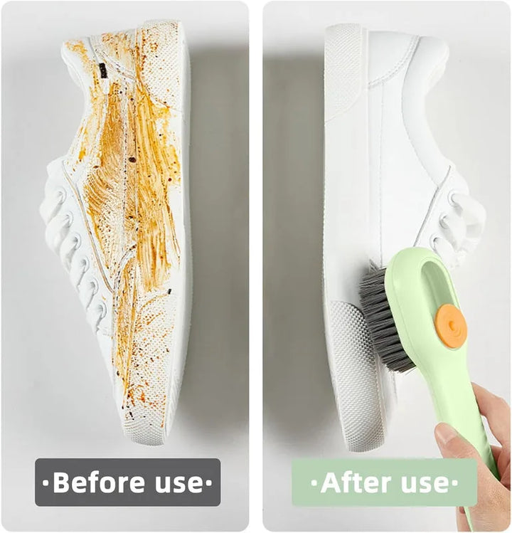 Multifunctional Shoe Brush with Liquid Box