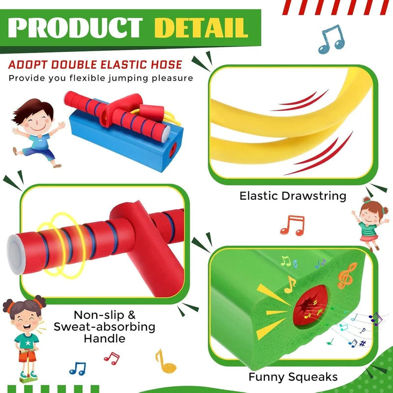Pogo Stick Toys for Boys Girls, Indoor & Outdoor Bouncing Jumper