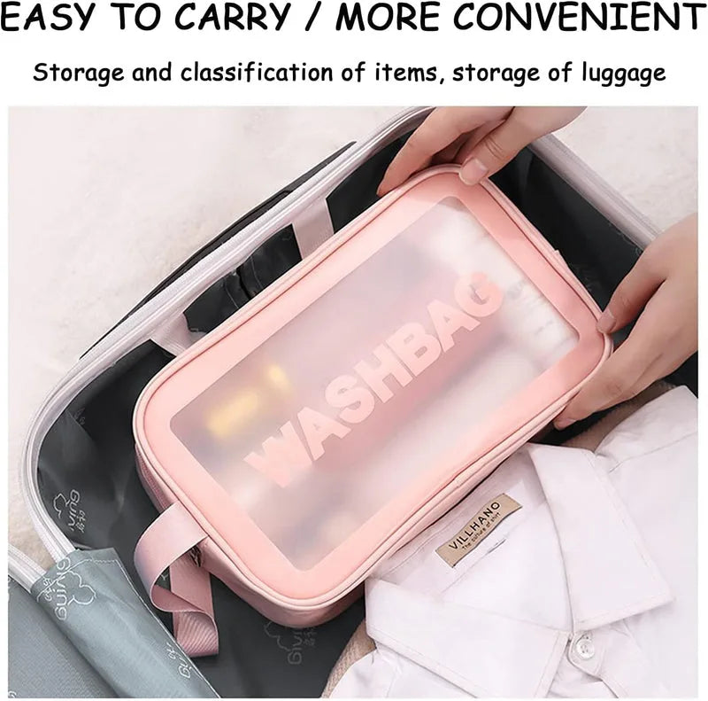 Wash Bag Pouch for Travel Kit Toiletry Bag Cosmetic Bag