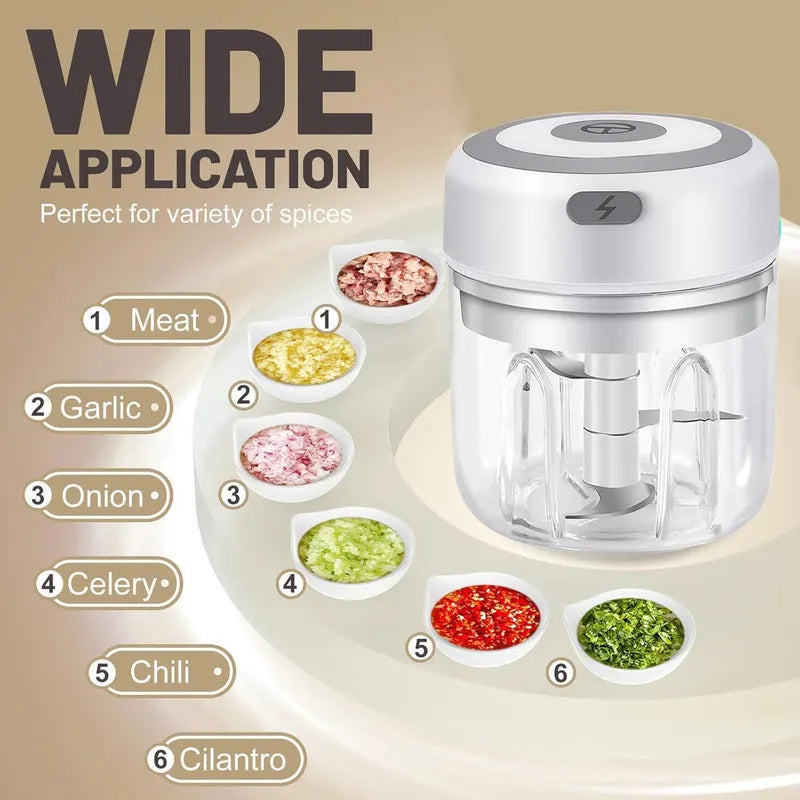 Rechargeable Mini Electric Chopper