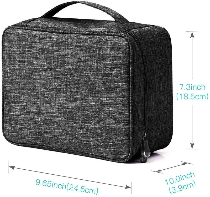 Gadget Organizer Electronics Accessories Organizer Bag(black)