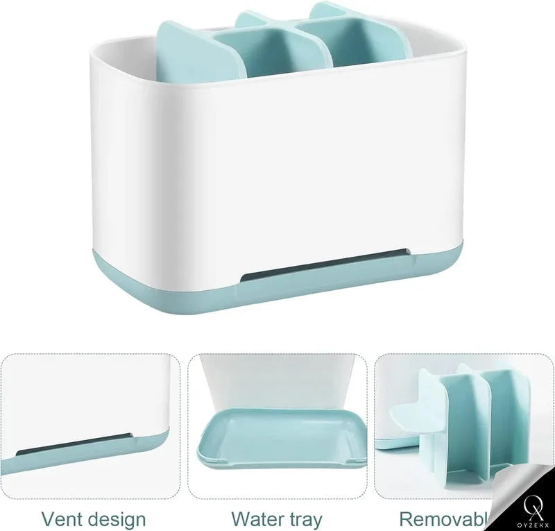 OyzekX Razor Shaving Kit and Toiletries Cosmetics Organizer