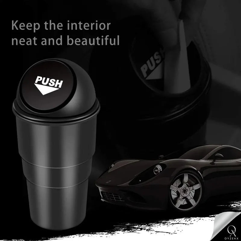 OyzekX Mini Car Dustbin Trash Bin