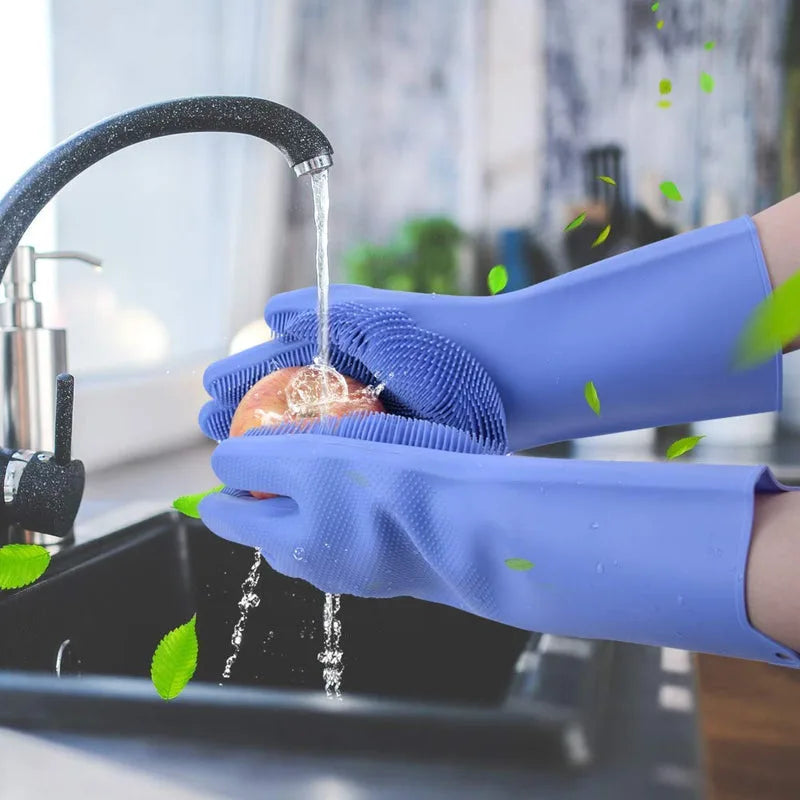 Gloves Magic Silicone Dish Washing Gloves
