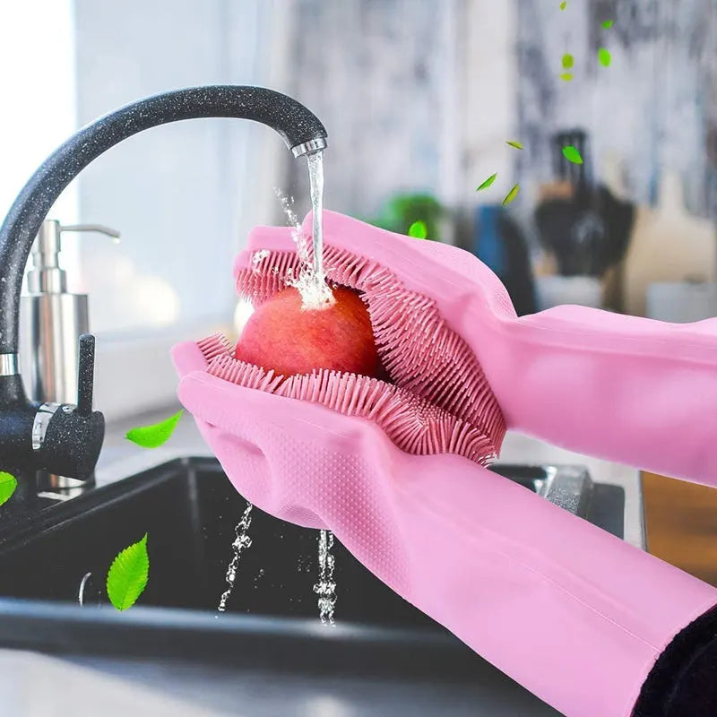 Gloves Magic Silicone Dish Washing Gloves