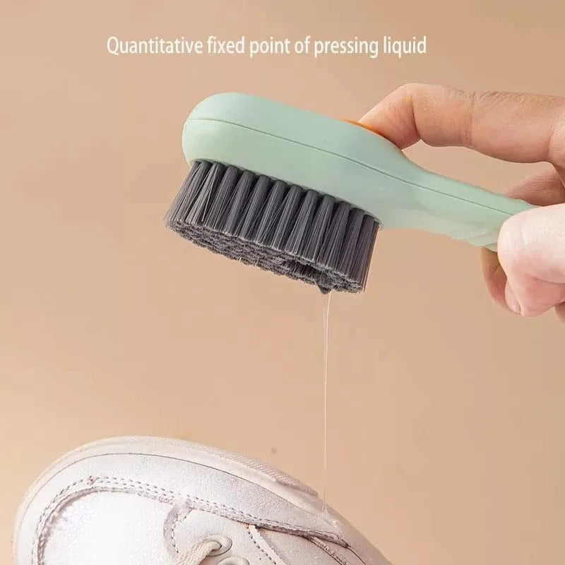 Multifunctional Shoe Brush with Liquid Box
